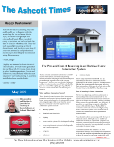 The Ashcott Times May 2022 newsletter